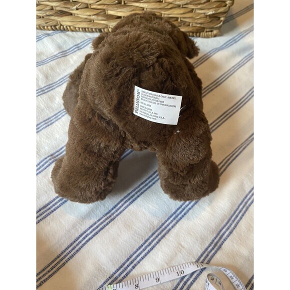 2016 Kellytoy Brown Teddy Bear w/Rose Love Bow 12" Plush Stuffed Animal … - Picture 10 of 12